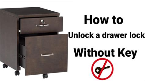 How To Open Locked Drawer Without Key