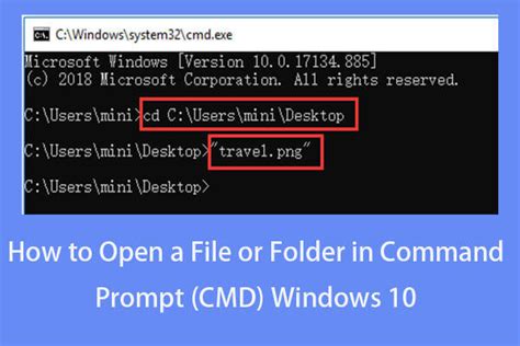 how to open log file in windows 10 command prompt