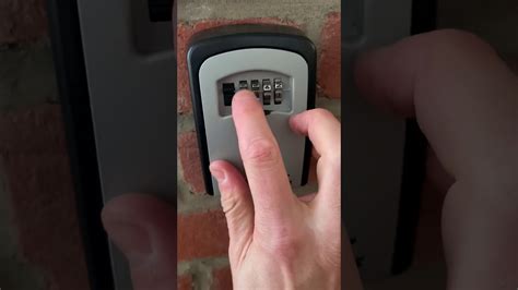 how to open master lock box without code