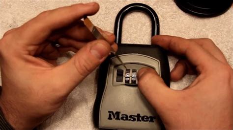 how to open master lock safe with code