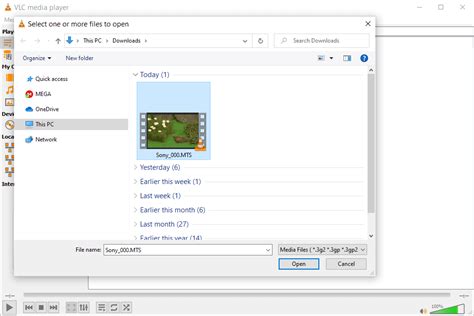 how to open mts file on phone
