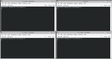 how to open multiple terminals in linux
