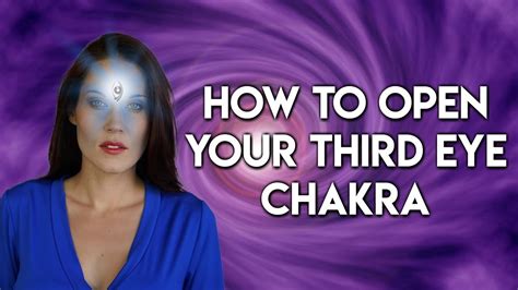 how to open my third eye chakra