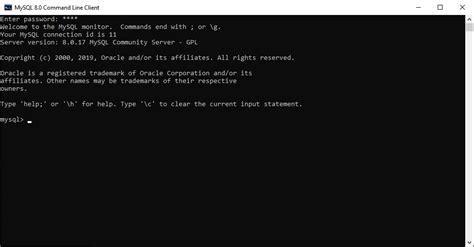 how to open mysql command line client in windows