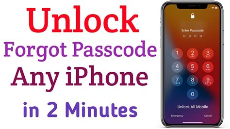 how to open old iphone passcode