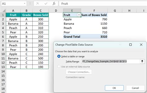 How To Open Pivot Table Data Source