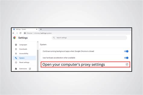 how to open proxy settings in chrome windows 11