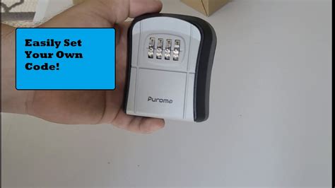 how to open puroma lock box without code