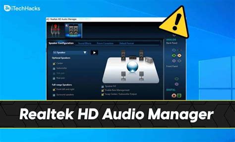 how to open realtek hd audio manager win 11
