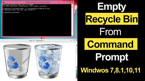 How To Open Recycle Bin Using Command Prompt