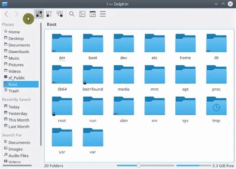 how to open root folder in linux