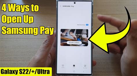 how to open samsung pay