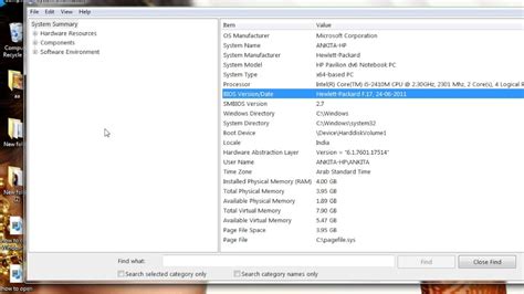 how to open system information from cmd