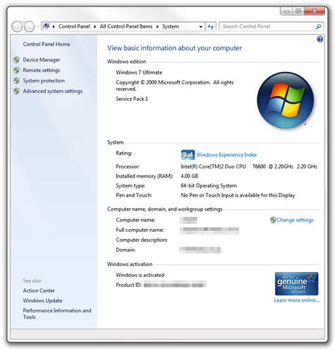 how to open system information in windows 7