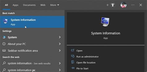 how to open system information in windows 8.1