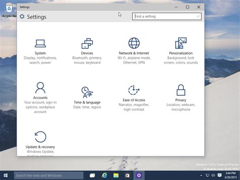 how to open system settings in windows 10