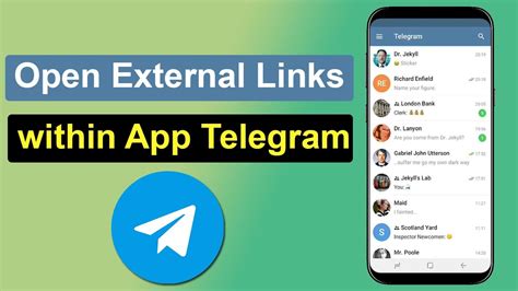 how to open telegram link in app