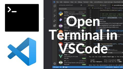 how to open terminal in visual studio code