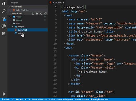 how to open two files side by side in visual studio code