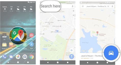 how to open uber from google maps