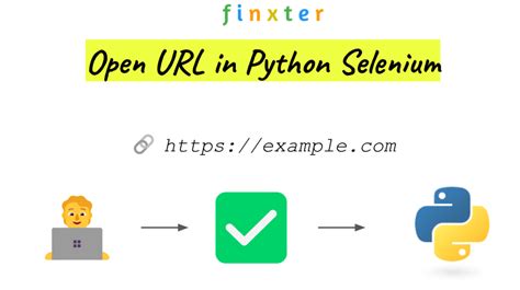 how to open url in selenium python