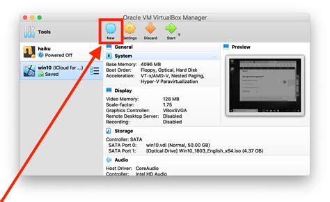 how to open vbox file in vmware
