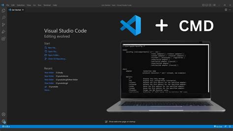 how to open visual studio code through command prompt