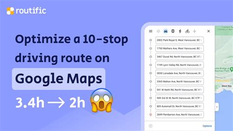 how to optimize stops on google maps
