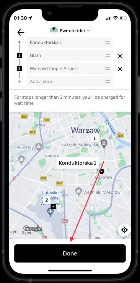how to order an uber with 2 stops