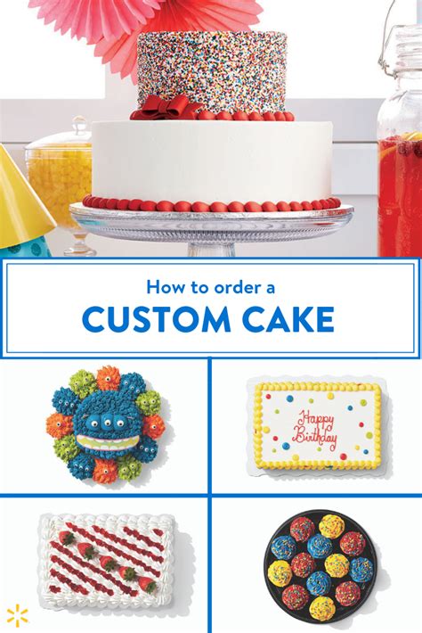 how to order custom cake from walmart