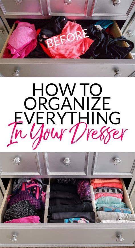 How To Organize A Bedroom Dresser