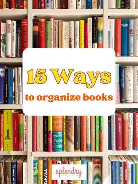 How To Organize Books In A Library