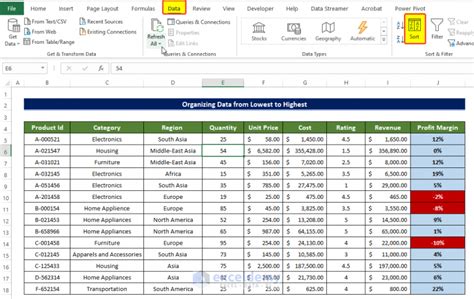 How To Organize Data In Excel By Name