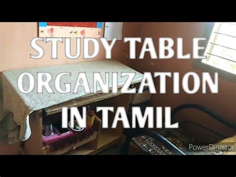 How To Organize Study Table In Tamil