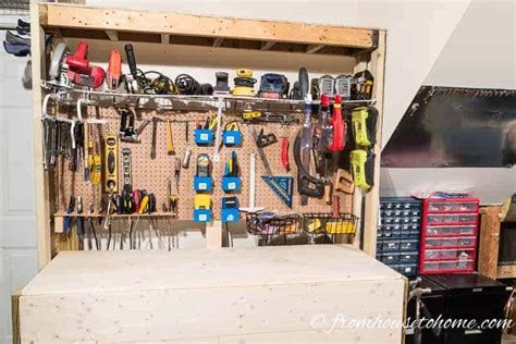 how to organize tools in a small space
