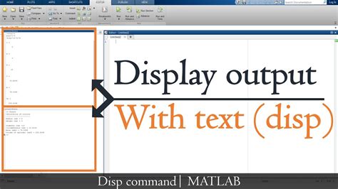 how to output text in matlab