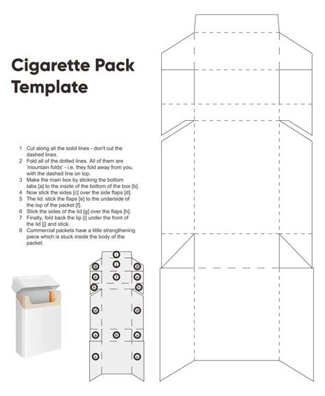 How To Pack A Cigarette Box