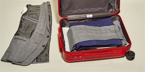 how to pack a suit in a suitcase so it doesn't wrinkle