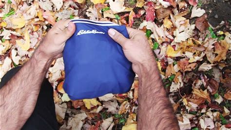 How To Pack Eddie Bauer Packable Rain Jacket