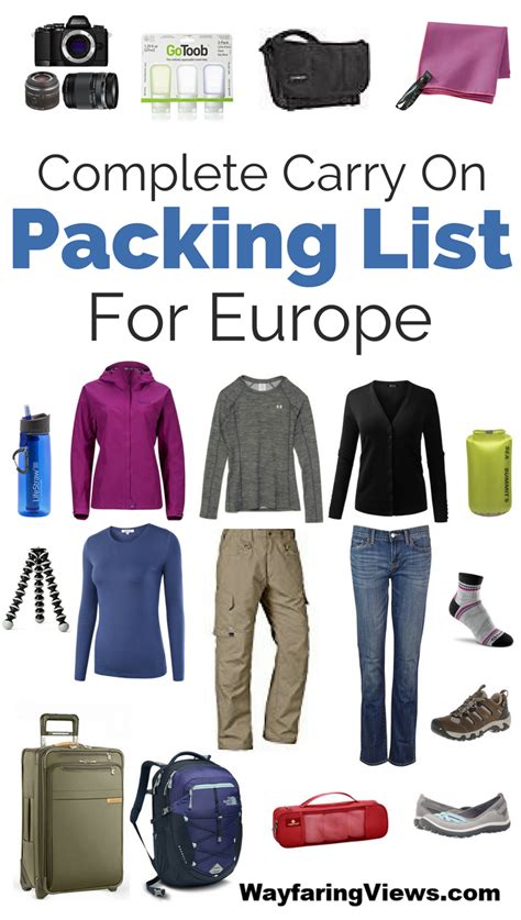 how to pack for a 3 week trip to europe