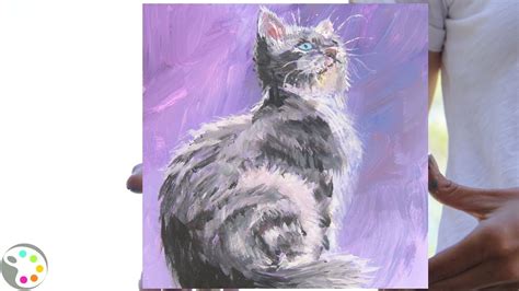 how to paint a cat tutorial