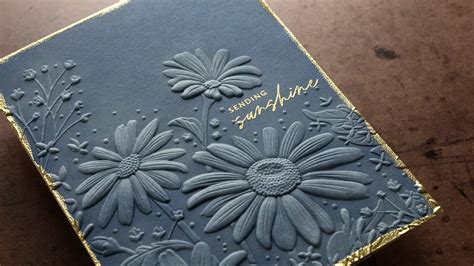 How To Paint Embossed Paper