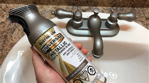 how to paint faucets