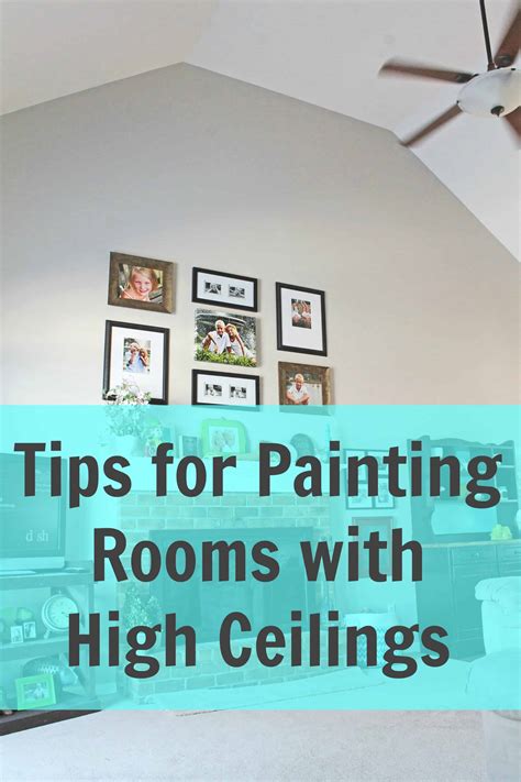 how to paint high ceiling
