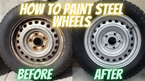 How To Paint Metal Rims Black