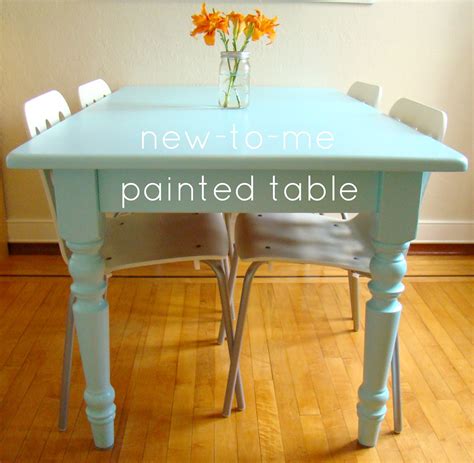 How To Paint Old Table