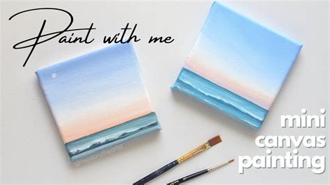 How To Paint On A Tiny Canvas