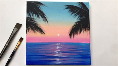 How To Paint On Canvas Beginners