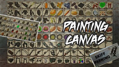 How To Paint On Canvas In Ark