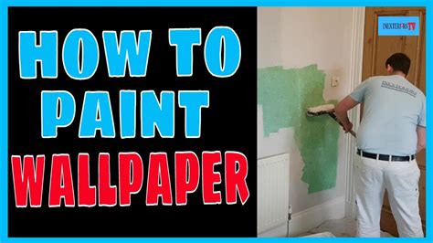 How To Paint Over Wallpaper Paste